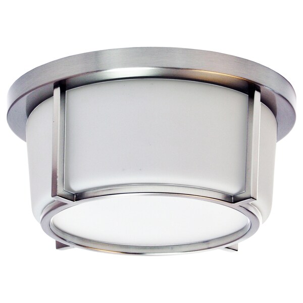 Dainolite 10In. Led Flush Mount Polished Chrome Finish CFLED-B1011-PC